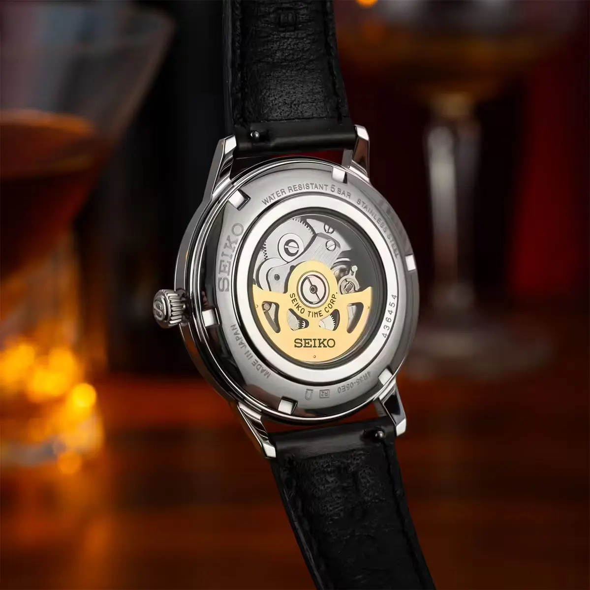 Seiko Presage Cocktail Time 'The Irish Coffee' Men's Watch- SRPJ17J1